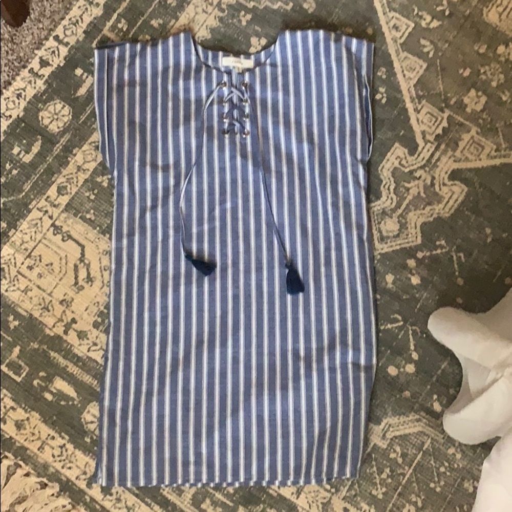 Paper bag shift dress